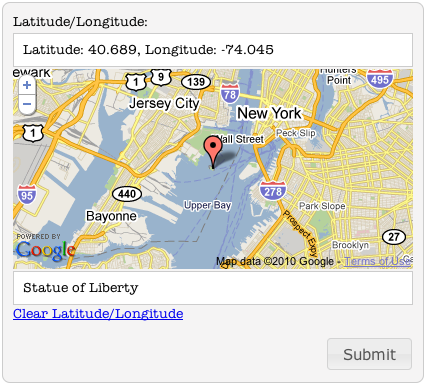 Google Maps Support